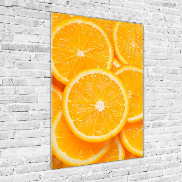 Staand plexiglas foto Sinaasappelschijfjes