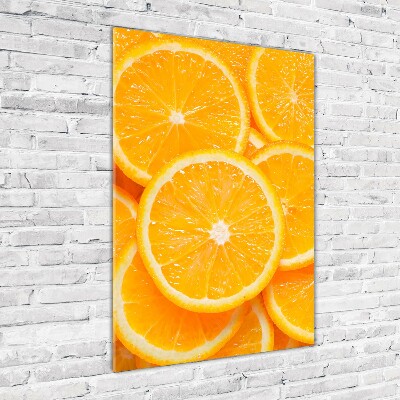 Staand plexiglas foto Sinaasappelschijfjes