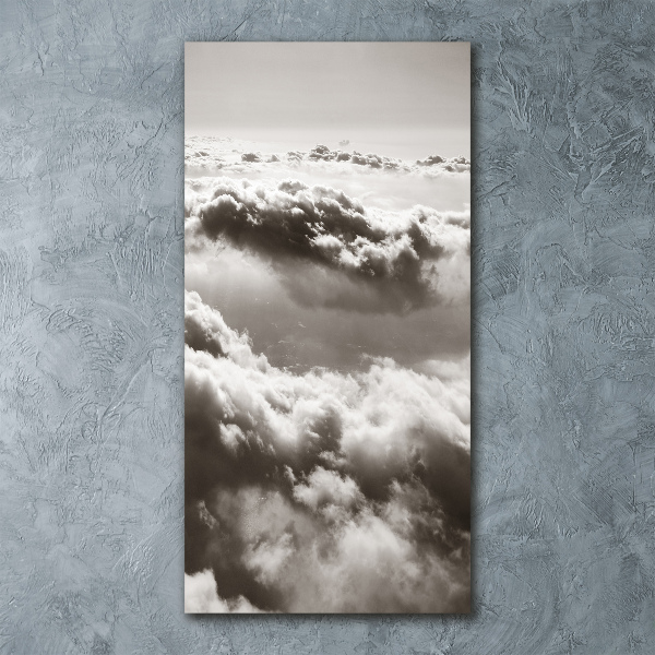 Staand plexiglas foto Vliegen boven de wolken