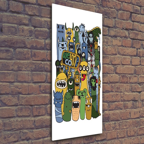 Staand foto op plexiglas Gekke monsters