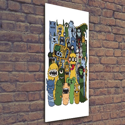 Staand foto op plexiglas Gekke monsters