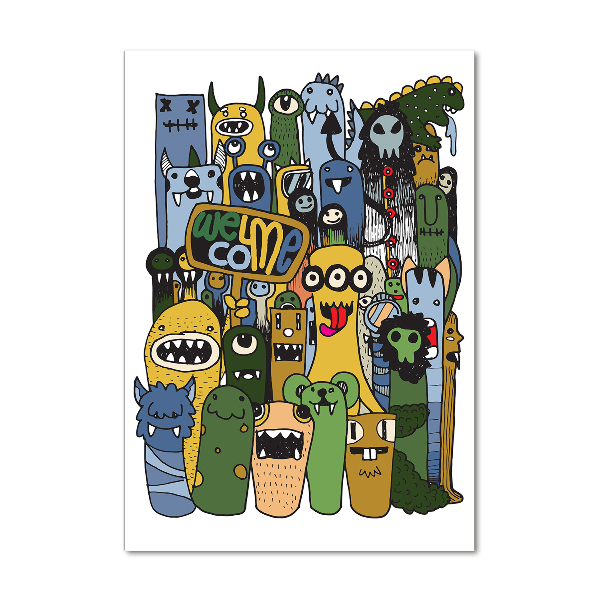 Staand foto op plexiglas Gekke monsters