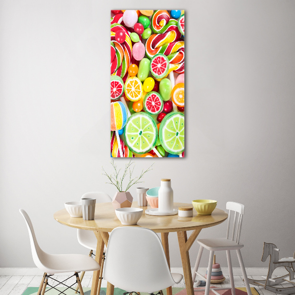 Staand foto in plexiglas Kleurrijke snoepjes
