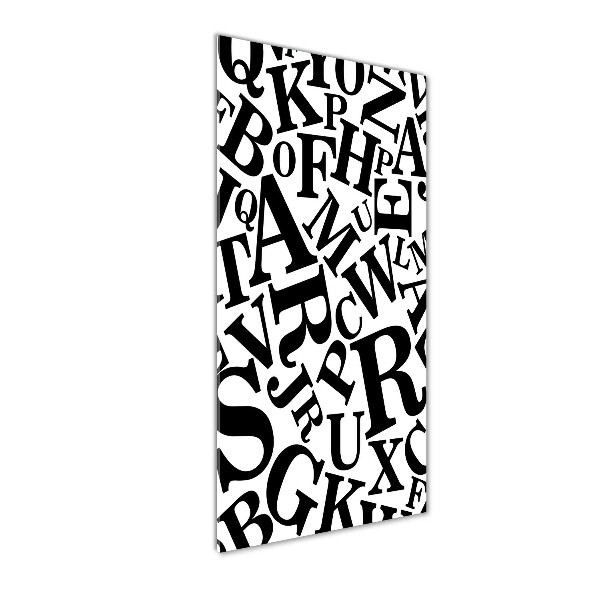 Staand foto plexiglas Alfabet