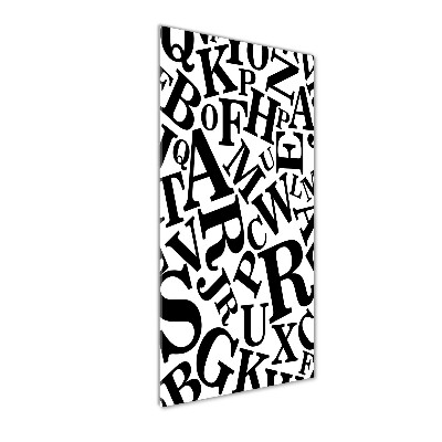 Staand foto plexiglas Alfabet