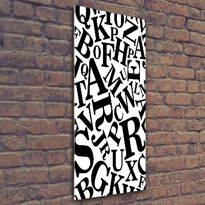 Staand foto plexiglas Alfabet