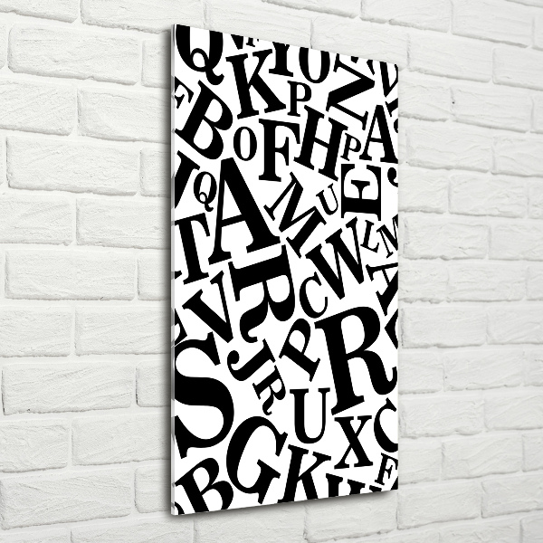 Staand foto plexiglas Alfabet