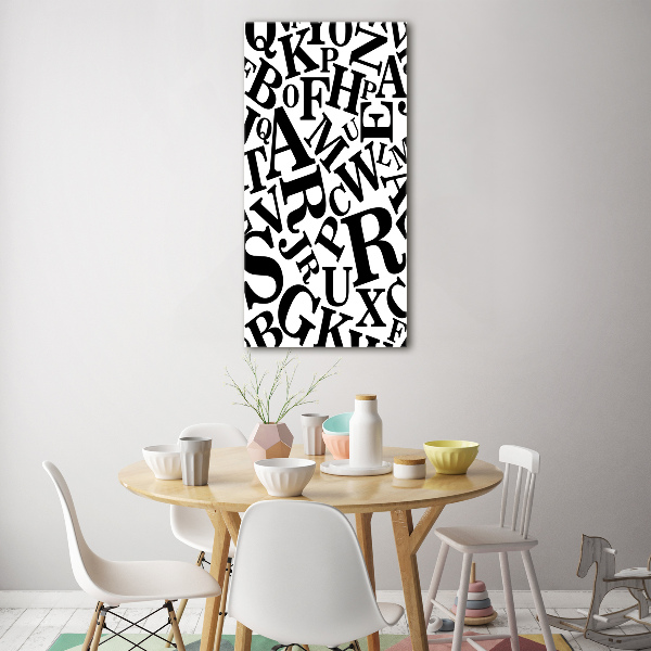 Staand foto plexiglas Alfabet