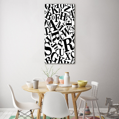 Staand foto plexiglas Alfabet