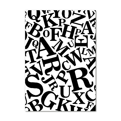 Staand foto plexiglas Alfabet