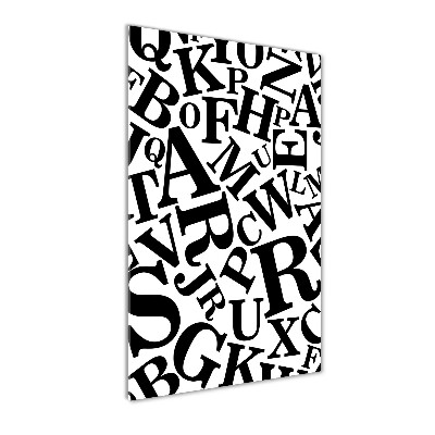 Staand foto plexiglas Alfabet