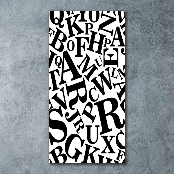 Staand foto plexiglas Alfabet