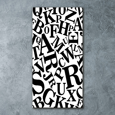 Staand foto plexiglas Alfabet