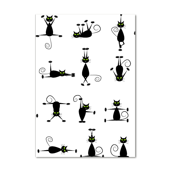 Staand plexiglas foto Katten