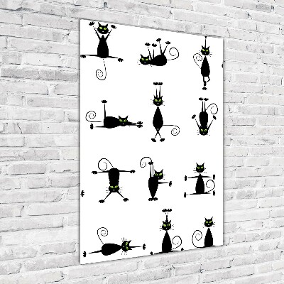 Staand plexiglas foto Katten