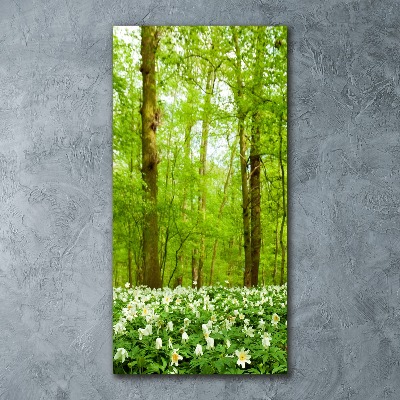 Staand foto op plexiglas Bloemen in het bos