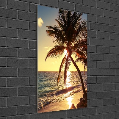 Staand plexiglas foto Tropisch strand