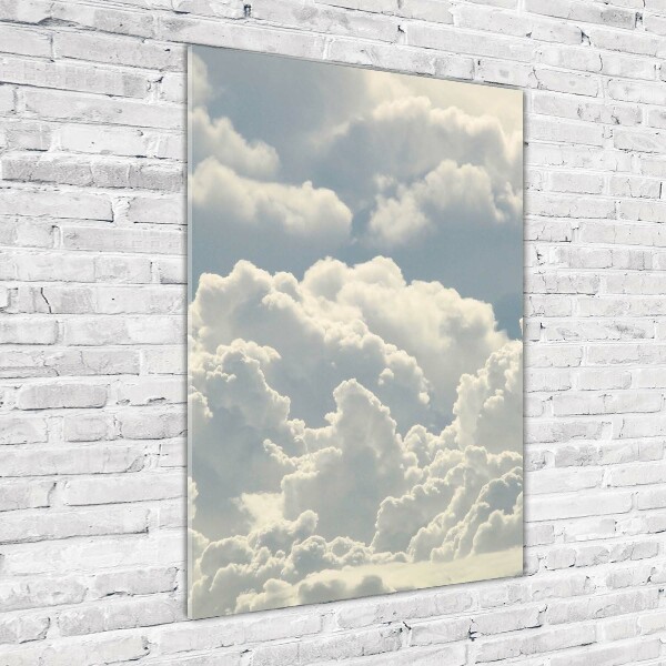 Staand foto plexiglas Wolken