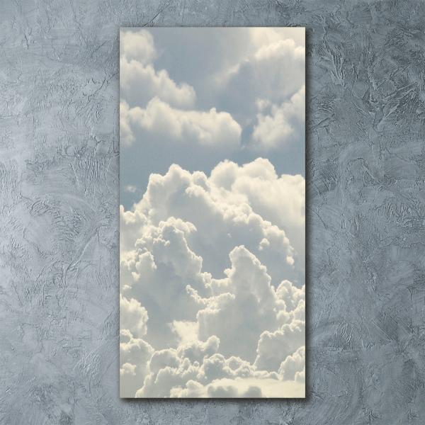 Staand foto plexiglas Wolken