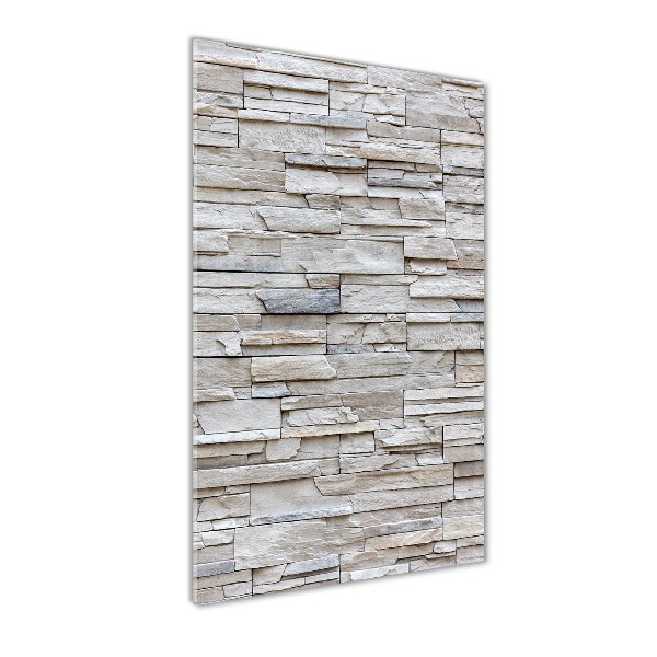 Staand foto op plexiglas Stenen muur