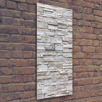 Staand foto op plexiglas Stenen muur
