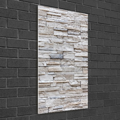 Staand foto op plexiglas Stenen muur