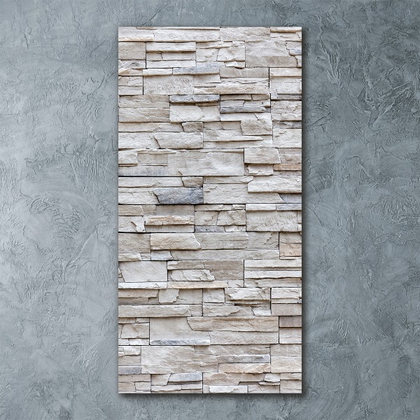 Staand foto op plexiglas Stenen muur