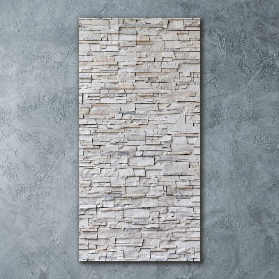 Staand plexiglas foto Stenen muur