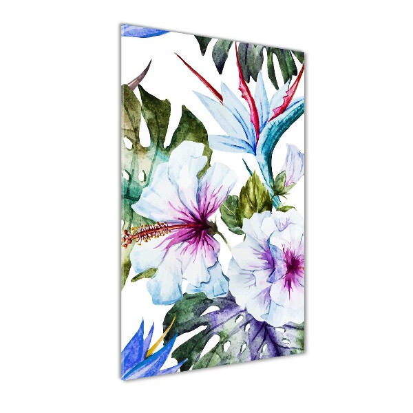 Staand plexiglas foto Hawaiiaanse bloemen