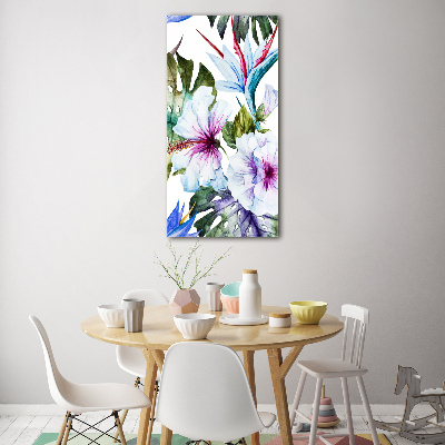 Staand plexiglas foto Hawaiiaanse bloemen