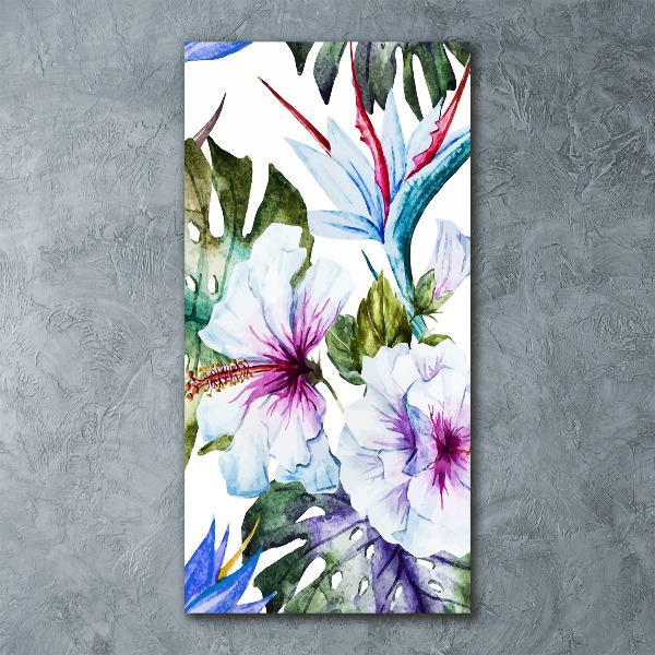 Staand plexiglas foto Hawaiiaanse bloemen