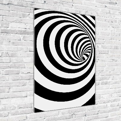 Staand foto op plexiglas Gestreepte spiraal