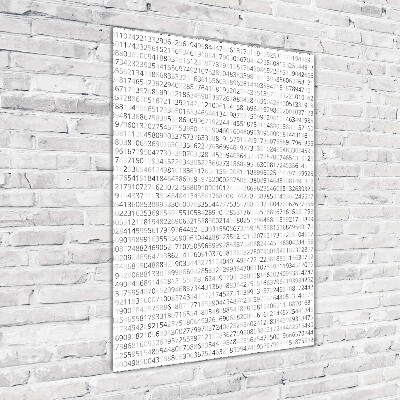 Staand foto plexiglas Binaire code