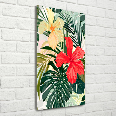 Staand foto op plexiglas Hawaiiaanse bloemen