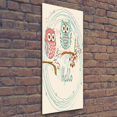 Staand foto in plexiglas Uilen