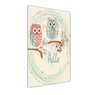 Staand foto in plexiglas Uilen