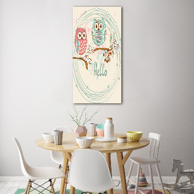 Staand foto in plexiglas Uilen