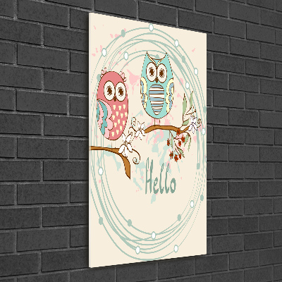 Staand foto in plexiglas Uilen