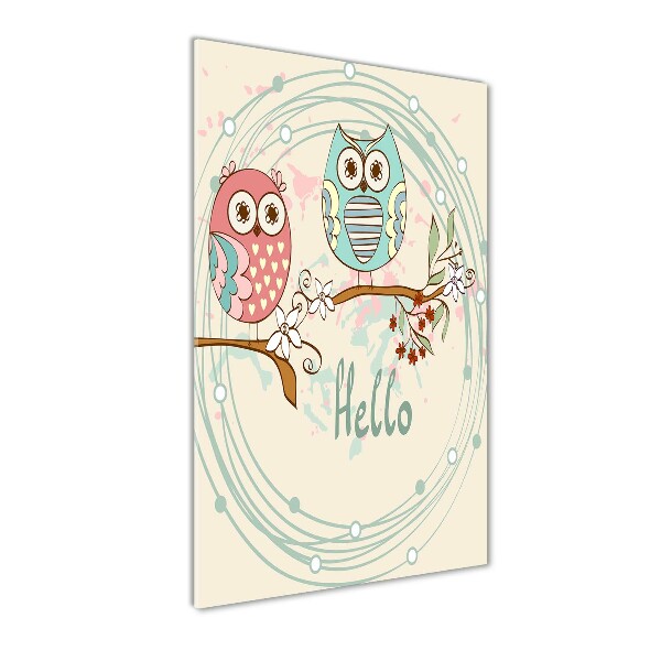 Staand foto in plexiglas Uilen