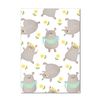 Staand foto op plexiglas Kleine beertjes