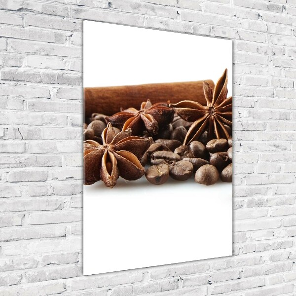 Staand foto plexiglas Koffiebonen