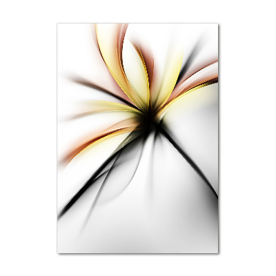 Staand foto op plexiglas Abstracte bloem