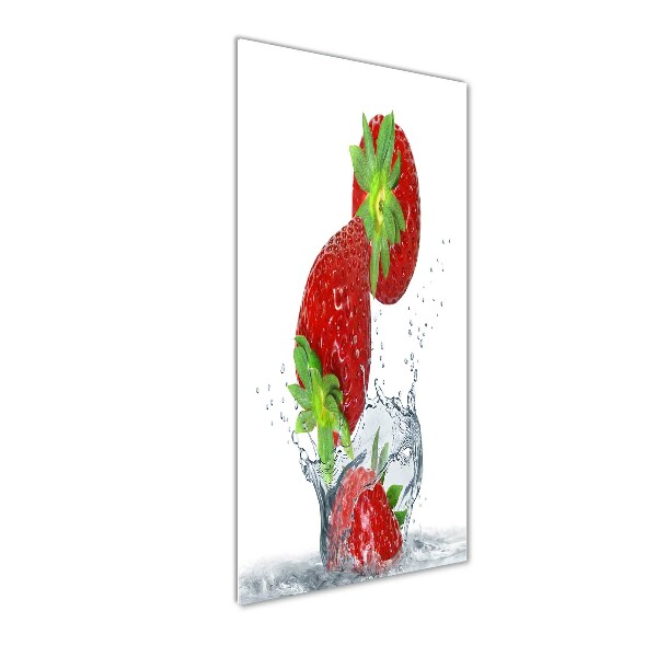 Staand foto in plexiglas Aardbeien