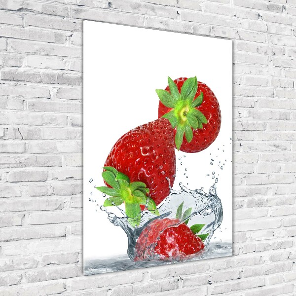 Staand foto in plexiglas Aardbeien