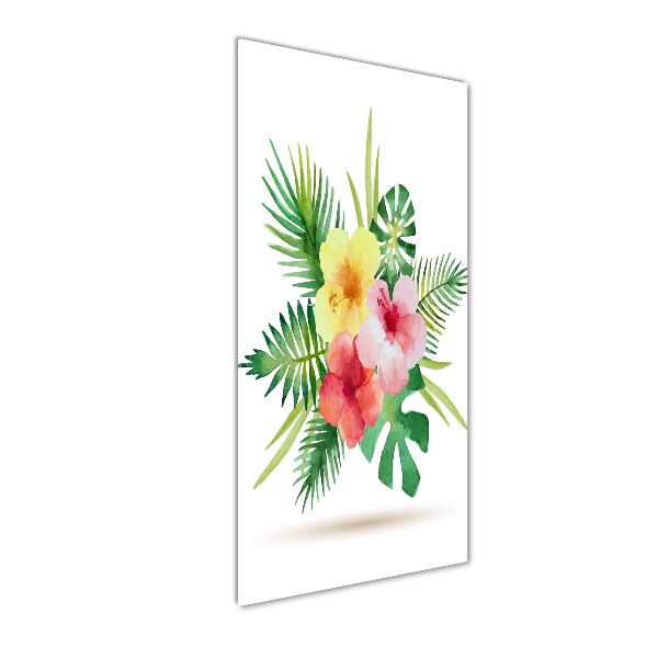 Staand plexiglas foto Hawaiiaanse bloemen