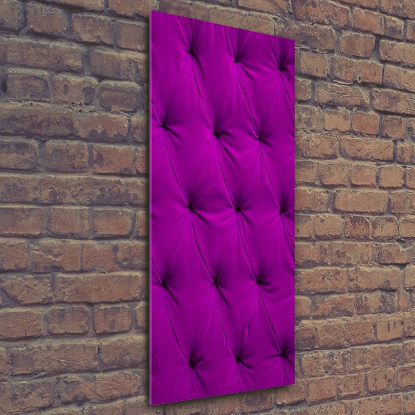 Staand foto plexiglas Fluwelen muur