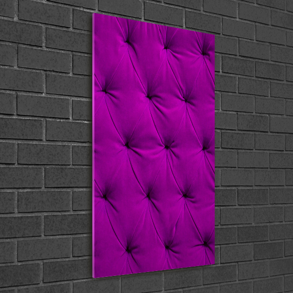 Staand foto plexiglas Fluwelen muur