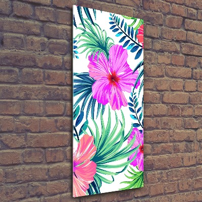 Staand foto plexiglas Hawaiiaanse bloemen