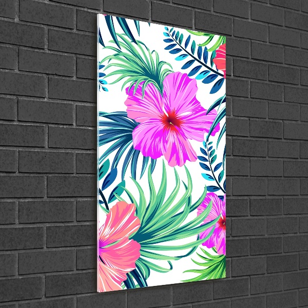 Staand foto plexiglas Hawaiiaanse bloemen