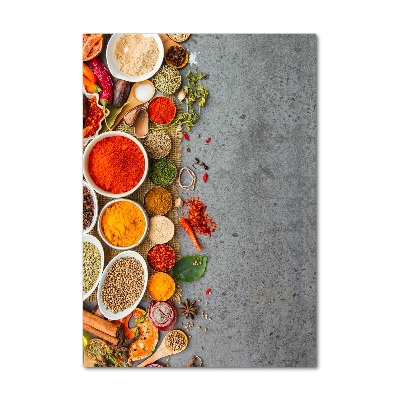 Staand foto plexiglas Kleurrijke kruiden